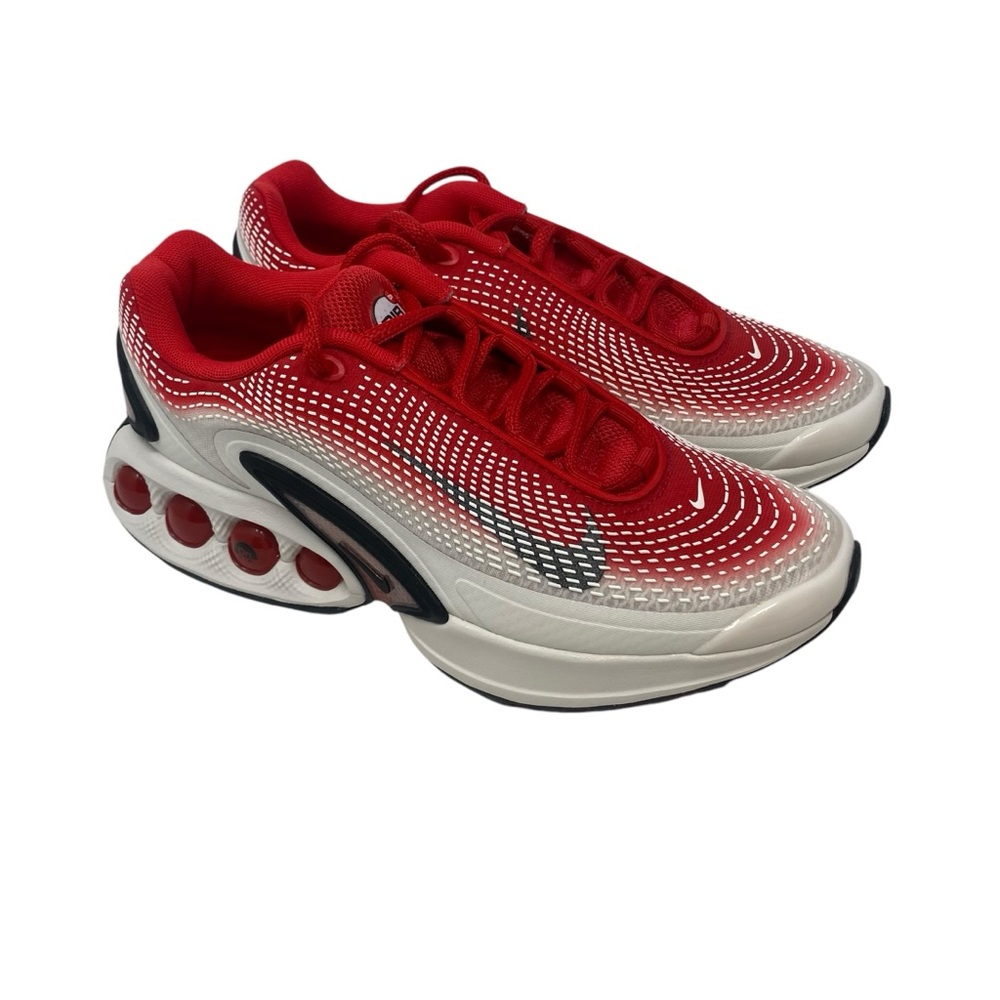 Nike Air Max DN Men’s Sneakers Size 6.5 University Red, White & Black NWOB